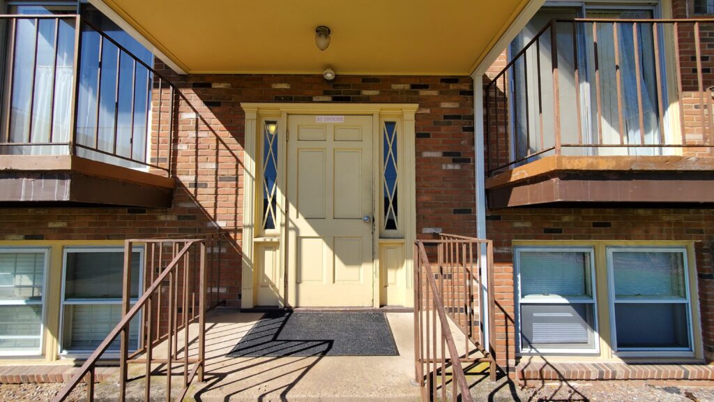 Sheridan back door entrance