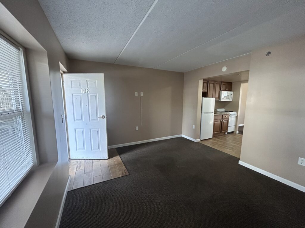 Living room area Chatham St apartments in Williamsport PA