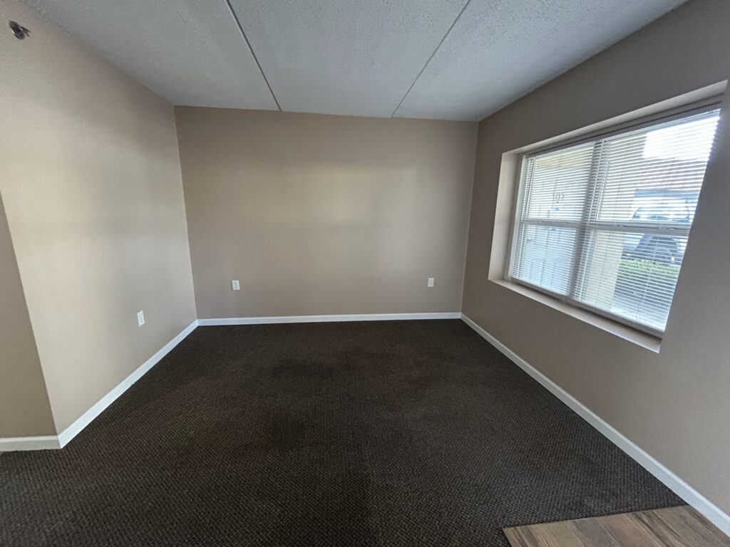 Living room area view from entrance Chatham St apartments in Williamsport PA