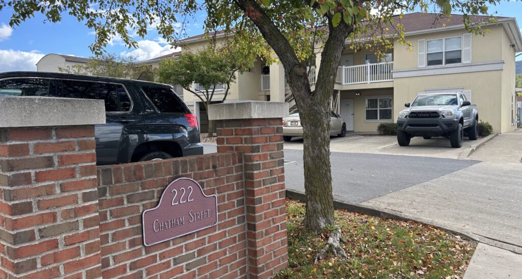 Chatham St Apartments in Williamsport PA, view from the street