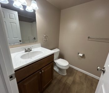Bathroom view at Chatham St Apartments in Williamsport PA
